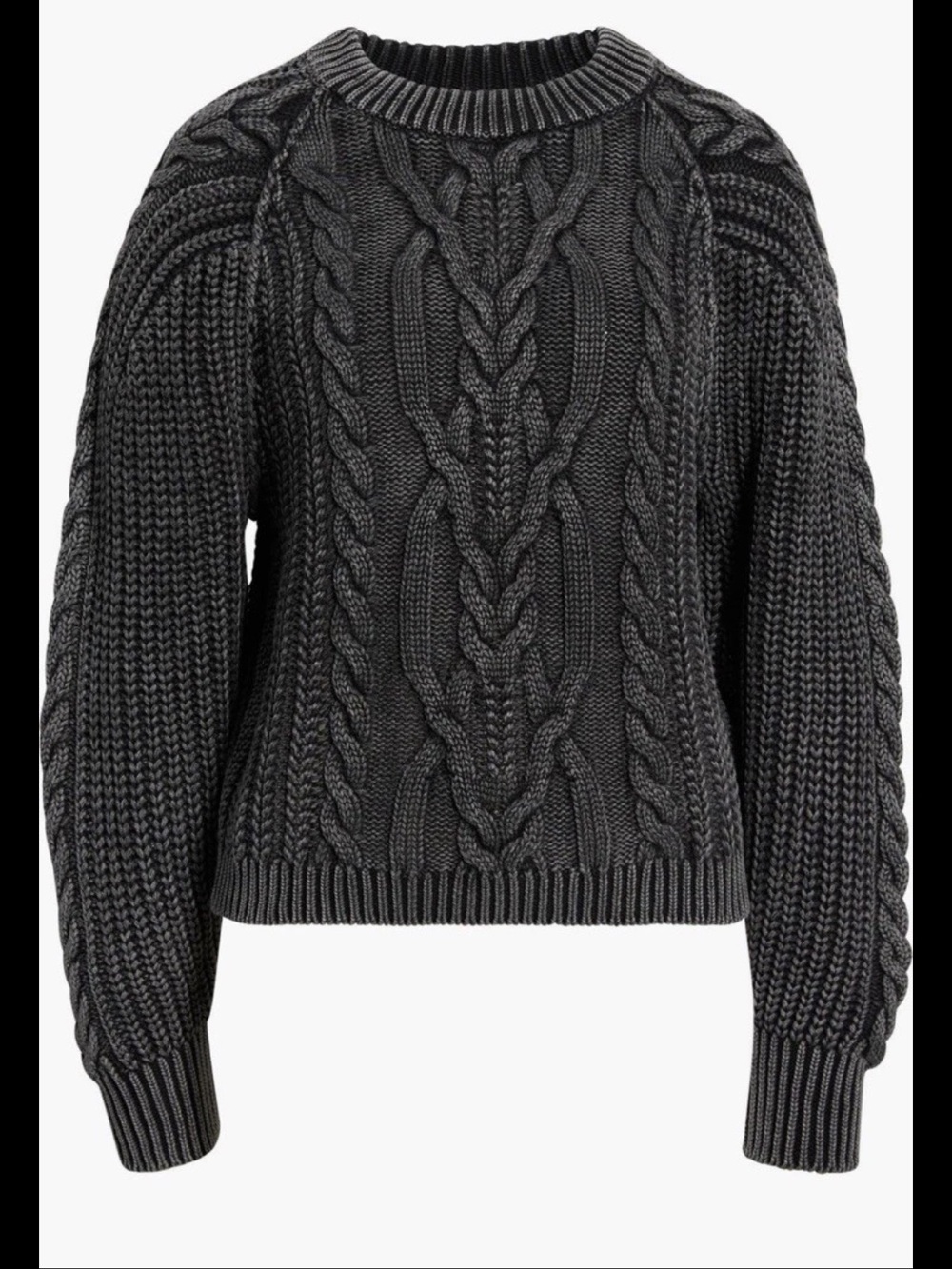 Free people ladies Frankie cable knit sweater size XL